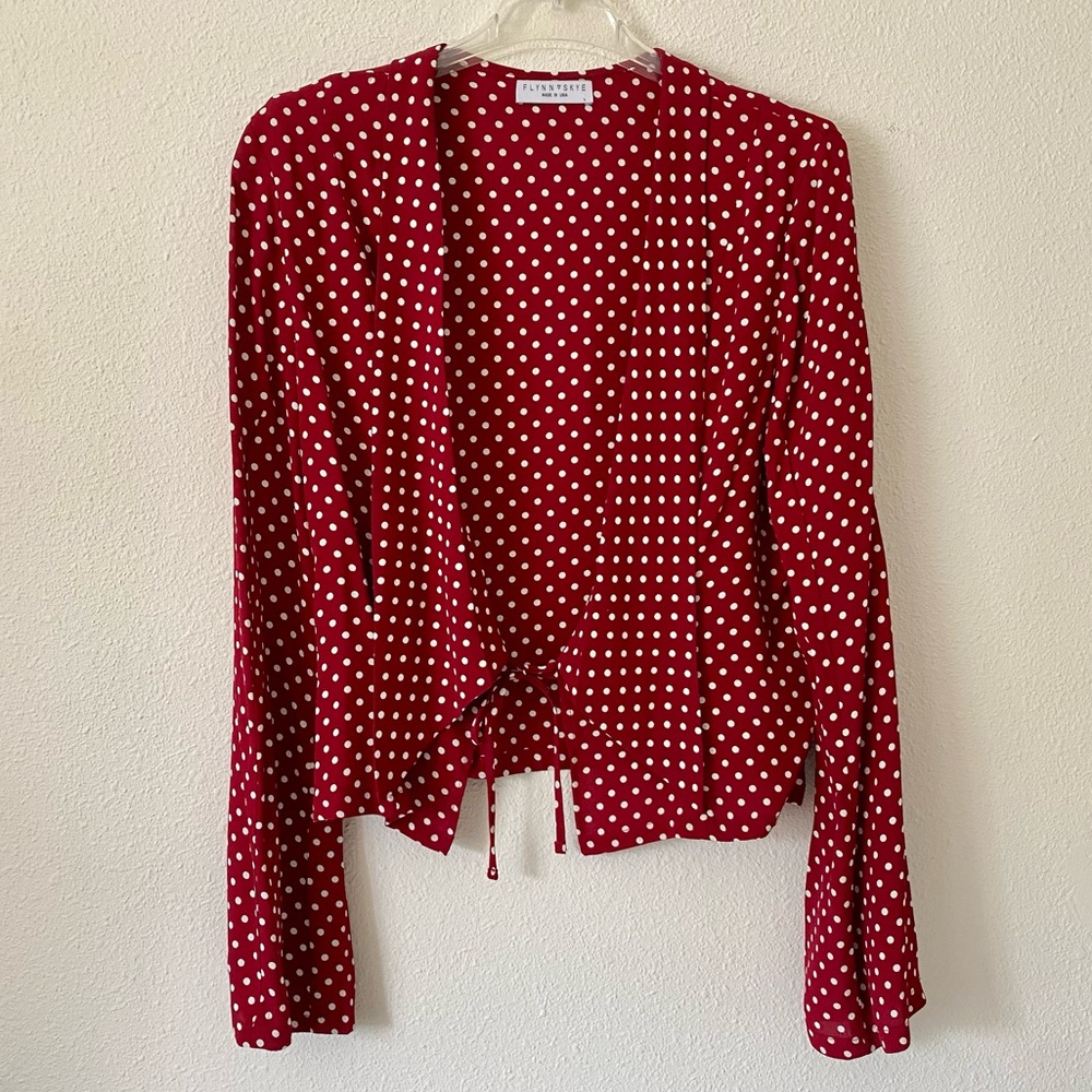 Flynn Skye Polka Dot Blazer